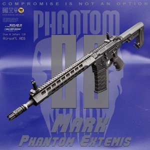 Phantom Extremis Rifles MK2 Black with e-Silver Edge 2.0